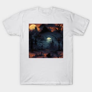 Halloween Decorations 13 - Full Moon T-Shirt